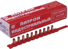 Патрон монтажный ПИ-27 Д-4 6,8х18 (красный)