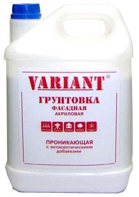Водоэмульсионная краска, Грунт, Эмаль, Растворитель, Купить Грунтовка акриловая фасадная прозрачная