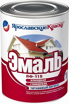 Эмаль ПФ-115, белая, 3.0