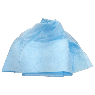 Бахилы из спандбонда с двойной подошвой КОМПЛЕКТ 50 шт. (25 пар), ГЕКСА, 25+40 г/м2, голубые