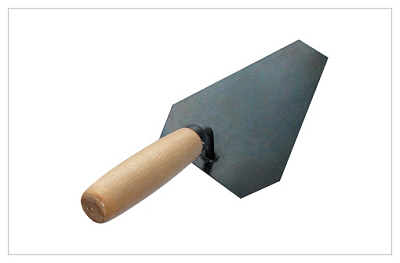 Инструмент СПб, Строительный инструмент, Купить Кельма плиточника (бетонщика) КП с деревянной ручкой