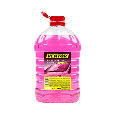 Жидкость омывателя летняя 4л VEKTOR