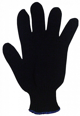 Перчатки рабочие, Перчатки хб с пвх, Защита рук, Купить Перчатки вязаные Х/Б 4 нити черные
