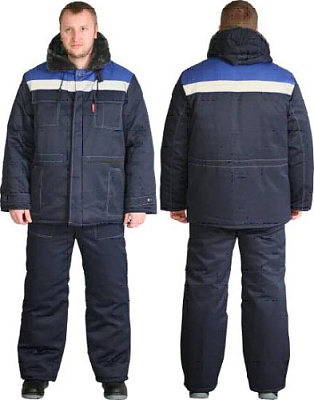 Костюм ЛЕГИОНЕР-2 куртка укороченная + пкомбинезон темно-синий с СОП