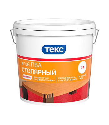 Клей ПВА Текс Столярный универсал 3 кг