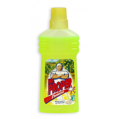 Чистящие средство для мытья полов Мистер Пропер (500мл) Лимон