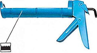 Инструмент СПб, Строительный инструмент, Купить Пистолет для герметика (зубчатый)