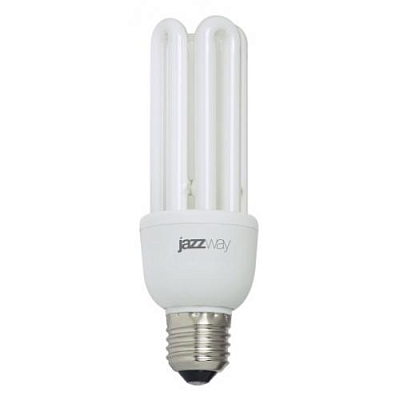 Лампа КЛЛ энергосберегающая 25Вт Е27 PESL-4U 25/827 Т3 теплый 48x150 Jazzway