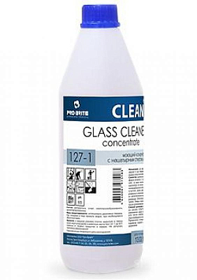 Гласс Клинер 1л с нашатырным спиртом для чистки стекол концентрат