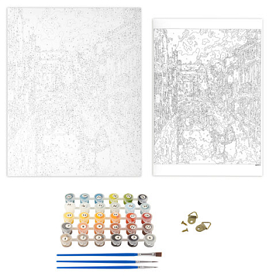 Картина по номерам 40х50 см, ОСТРОВ СОКРОВИЩ "Солнечная Венеция", на подрамнике, акрил, кисти, 66291